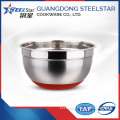 Manufactured stainless steel disposable salad bowl with SS201 material